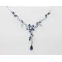 Faship Gorgeous Rhinestone Crystal Floral Necklace Earrings Set Faship Gorgeous Rhinestone Crystal Floral Necklace Earrings Set