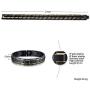 VNOX Two-Tone Stainless Steel The Legend of Zelda Triforce Symbol Hyrule Warrior Link Bracelet for Men Boys