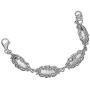 925 Sterling Silver Lace Station Bracelet by Paz Creations Fine Jewelry, Made in Israel