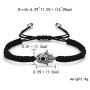 4Pcs Evil Eye Bracelets for Women Men,7 Knot Adjusted Handmade Lucky Bracelets for Protection Kabbalah Black Blue Red String Bracelets Amulet Jewelry Gift for Families Friends,4 Packs
