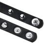 macoking Punk Studded Spike Bracelet Goth Leather Cuff Bangle Rock Halloween Wristband