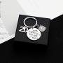 G-Ahora Birthday Keychain Gifts for Him/Her,10th 11th 12th 13th 14th 15th 16th 18th 20th 30th 40th 50th,Go Confidently in The Direction of Your Dreams