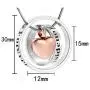 Cremation Jewelry No Longer by My Side, Forever in My Heart Ashes Memorial Necklace Keepsake Urn Pendant-Rose Gold Cremation Jewelry No Longer by My Side, Forever in My Heart Ashes Memorial Necklace Keepsake Urn Pendant-Rose Gold