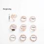 9PCS Knuckle Stacking Ring Set Snake Ring Set for Women Teen Girls Boho Vintage Stackable Joint Midi Finger Rings Gold Knuckle Rings Set