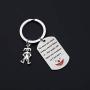 POTIY Joker 2019 Movie Inspired Jewelry Jokers Diary Gift Joker Keychain for DC Comics Fans