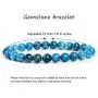 Natural Semi-Precious Gemstone Beaded Stretch Bracelet 8mm Round Beads Chakra Crystal Healing Jewelry for Women Men 7''
