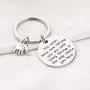 KUIYAI Elephant Keychains You Never Know How Strong You are Inspirational Gift for Graduate Elephant Lovers