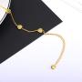 LVYE Small Tennis Bracelets Link Bracelets CZ Jewelry Sterling Silver and Gold Plated Bracelet Oval and Heart for Women and Girls