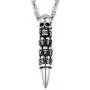 Richsteel Mens Skull/Skull Bullet/Devil Demon Pendant Necklace Stainless Steel/18K Gold Plated Punk Gothic Jewelry(with Gift Box) Richsteel Mens Skull/Skull Bullet/Devil Demon Pendant Necklace Stainless Steel/18K Gold Plated Punk Gothic Jewelry(with Gift Box)