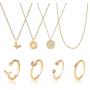 Golray Jewelry Advent Calendar for Women 2020 Christmas with Fashion Bracelet Necklace Rings Earring 24 Days Countdown to Holiday Xmas Surprise Gift for Wife Daughter Mom Adult Girls