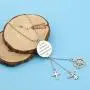 Zuo Bao Military Mom Wife Keychain Lord Protect Him While He Protects Us Gift for Soldier Military Wife/Mom