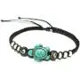 Exotic & Trendy Jewelry, Books and More Turtle Hemp Bracelet-Black Bracelet with Turtle in Turquoise Color-Hawaiian Sea Turtle Bracelet-Hemp Bracelet