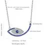 Aurora Tears 925 Sterling Silver Evil Eye Necklace/Ring Women Amulet Jewelry Crystal Lucky Proective Eyes Birthday Jewellery