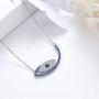 Aurora Tears 925 Sterling Silver Evil Eye Necklace/Ring Women Amulet Jewelry Crystal Lucky Proective Eyes Birthday Jewellery