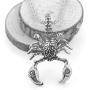 Scorpion Pendant Necklace for Men, Gothic Scorpion King Necklace with 23.6” Chain, Punk Rock Scorpion Amulet Necklace, Scorpio Necklace, Constellation Jewelry Gift for Men Boys