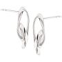Silpada Tied Up Knotted Drop Earrings in Sterling Silver