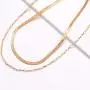 Gold Choker Necklace for Women Paperclip Chain Necklace Gold Beaded Necklace Set for Unisex