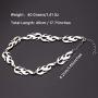 Hip Hop Unisex Flame Necklace - Streetwear Choker Necklace Accessory Hip Hop Cool Chain Necklace Perfect Gifts For Hip Hop Male Female Lovers (Necklace-women)