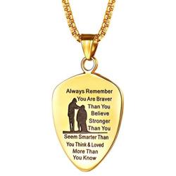 FaithHeart Shield of Faith Ephesians 6:16-17/Ephesians 6:10 Pendant Necklace Stainless Steel Joshua 1:9 Cross Amulet Necklace, Customize Available (Send Brand Box)