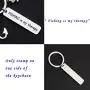 CENWA Fishing Keychain Fishing Lover Gift Fisherman Anglers Gift Fish Hook Charm Jewelry Fishing is My Therapy Keychain