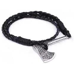 fishhook Wicca Viking Celtic Knot Trinity Valknut Talisman Rune Axe Symbol Bracelet