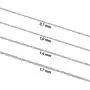 Kooljewelry 14k White Gold Singapore Chain Necklace (0.7 mm, 1 mm, 1.4 mm, 1.7 mm) Kooljewelry 14k White Gold Singapore Chain Necklace (0.7 mm, 1 mm, 1.4 mm, 1.7 mm)