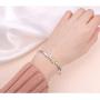 S925 Sterling Silver Sunflower with CZ Pendant Necklace or Ring Earrings Bracelet Jewelry for Women 18''