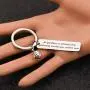 CYTING Volleyball Keychain All Greatness is Achieved While Performing Outside Your Comfort Zone Inspirational Volleyball Jewelry Gift for Volleyball Players/Team/Coach
