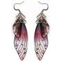 tmtonmoon Unique Big Monarch Colorful Butterfly Wing Gold Drop Dangle Earrings Crystal Wing Earring Fashion Insect Jewelry For Women Girls Teens Gifts