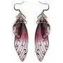 tmtonmoon Unique Big Monarch Colorful Butterfly Wing Gold Drop Dangle Earrings Crystal Wing Earring Fashion Insect Jewelry For Women Girls Teens Gifts