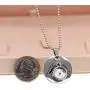 Uloveido Simple Mountain Necklace Mustard Seed Pendant, Stainless Steel Mountain Range Necklace Jewelry, Nature Necklace Y634