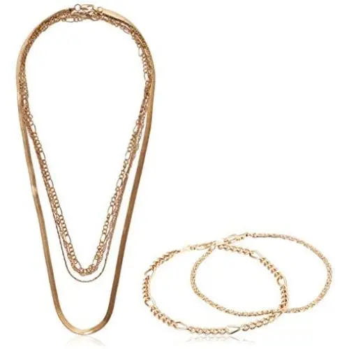 7 Piece Gold Jewelry Set 7 Piece Gold Jewelry Set