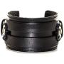 Nsitbbuery Hip Hop Wide Leather Cuff Bracelet