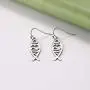 VASSAGO Jesus Fish Ichthys Faith Symbol Hook Earring Hollow Out Design Stainless Steel Drop Dangle Earrings for Women Girls VASSAGO Jesus Fish Ichthys Faith Symbol Hook Earring Hollow Out Design Stainless Steel Drop Dangle Earrings for Women Girls