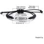PJ Jewelry Graduation Gifts for Him/Her,Handmade Braided Rope Adjustable Bracelet,College High School Graduation Gifts for Class of 2021 Graduates Students