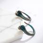 Boho Ethnic Cobra Snake Dangle Drop Earrings for Women Party Aniaml Earrings Hanging Hook Jewelry
