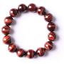 DUOVEKT Natural Red Tiger Eye Bracelet for Women Man Crystal Stone Round Beads Stretch Jewelry 8mm 10mm 12mm 14mm 16mm 18mm