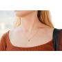 Miss Rabbit Initial Necklace 18K Gold Plated Cubic Zirconia Letter Pendant Necklace Dainty Personalized Necklace for Women Girls Fashion Cute Jewelry Gifts