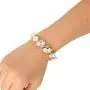 EVER FAITH Simulated Pearl Crystal Bridal Necklace Earrings Bracelet Set Clear EVER FAITH Simulated Pearl Crystal Bridal Necklace Earrings Bracelet Set Clear