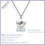 BEKECH ASL Necklace Friendship in Sign Language Charm Pendant Necklace Sign Language Jewelry ASL Friendship Gift ASL Jewelry Gift for BFF Best Friend Soul Sister