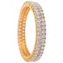 Ratnavali Jewels CZ Zirconia Gold Tone Red Green Blue Bollywood Wedding Indian Bangles Jewelry Women