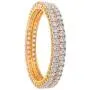 Ratnavali Jewels CZ Zirconia Gold Tone Red Green Blue Bollywood Wedding Indian Bangles Jewelry Women