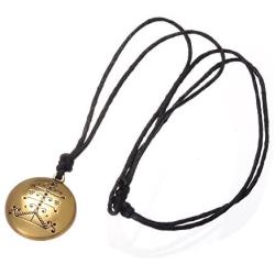 fishhook Wicca Voodoo Ogou Feray Loa Veve Talisman Pendant Necklace