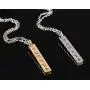 HUANIAN Stainless Steel Om Mani Padme Hum Buddhist six Words Proverbs Pendant Pendant Necklacewith Free Chain HUANIAN Stainless Steel Om Mani Padme Hum Buddhist six Words Proverbs Pendant Pendant Necklacewith Free Chain