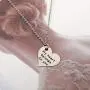 FUSTMW Couple Matching Gifts Necklace Engraved Wallet Inserts Wedding for Men Couples Jewelry for Boyfriend Girlfriend Birthday Gifts