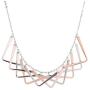 HSWE Statement Collar Necklace for Women Simple Geometric Bib Necklace for Wedding Party