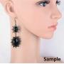Best Wing Jewelry Oval Rhinestone Chandelier Dangle Earrings