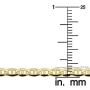Kooljewelry 14k Yellow Gold Filled 3.3 mm Mariner Link Necklace (18, 20, 22, 24, 30 or 36 inch)