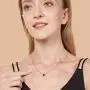 KLKE 14K Gold Necklaces for Women, Dainty Choker Necklace Gift Black Onyx Round Pendant Stainless Steel Necklaces for Girls KLKE 14K Gold Necklaces for Women, Dainty Choker Necklace Gift Black Onyx Round Pendant Stainless Steel Necklaces for Girls