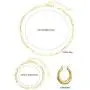 Gold Plated Paperclip Chain Necklace Rectangle Link Chain Bracelet Chunky Open Hoop Earrings Set for Women Jewelry Gold Plated Paperclip Chain Necklace Rectangle Link Chain Bracelet Chunky Open Hoop Earrings Set for Women Jewelry